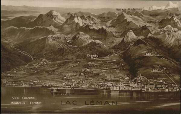 Montreux VD Lac Leman