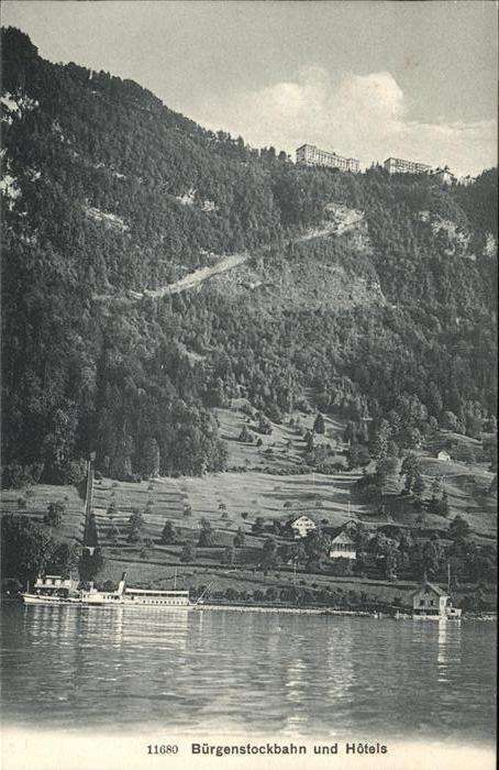 Buergenstock Hotels Bahn Schiff