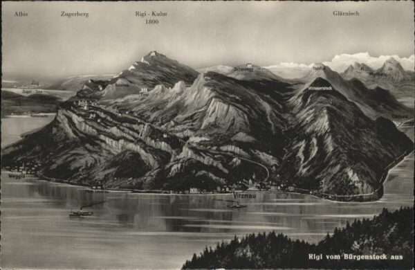 Rigi Kulm Zugerberg Albis Glärnisch