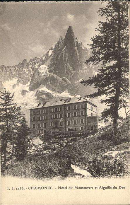Chamonix Hotel Montenvers Aiguille du Dru