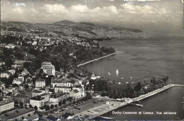 Lausanne VD Fliegeraufnahme