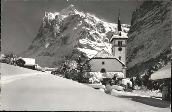 Grindelwald Kirche Wetterhorn
