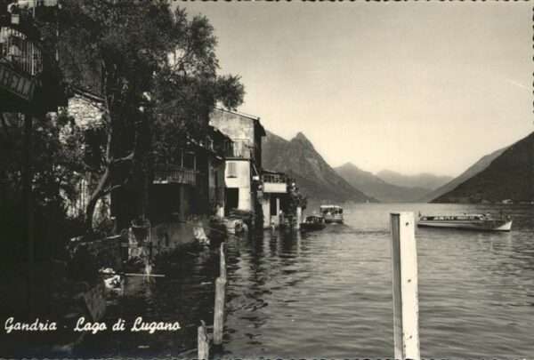 Gandria Lago di Lugano Schiff