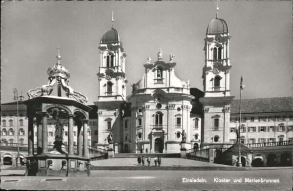 Einsiedeln SZ Kloster Marienbrunnen