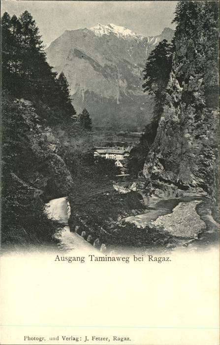 Bad Ragaz Ragatz Taminaweg