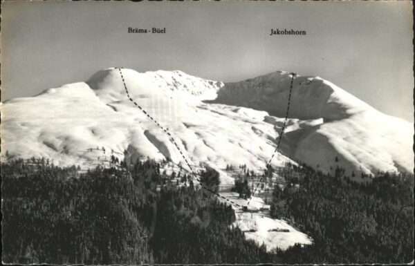 Davos GR Bräma Büel Jakobshorn