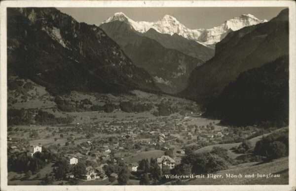 Wilderswil Eiger Mönch Jungfrau
