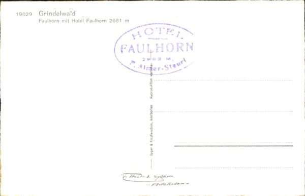 Grindelwald Hotel Faulhorn – Bild 2