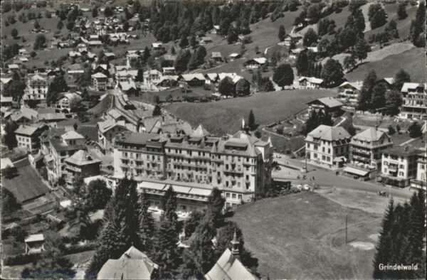 Grindelwald Fliegeraufnahme