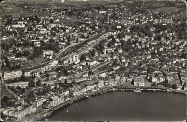 Lugano TI Fliegeraufnahme