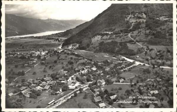 Wilderswil Lütschinen Brienzersee Fliegeraufnahme