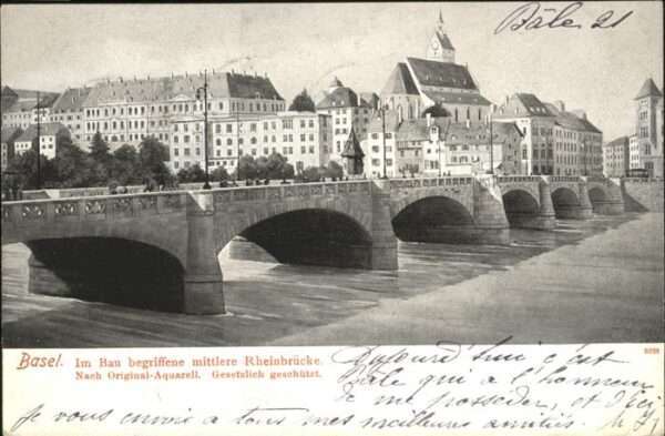 Basel BS Mittlere Rheinbrücke