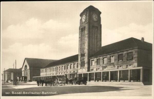 Basel BS Badischer Bahnhof Kutsche