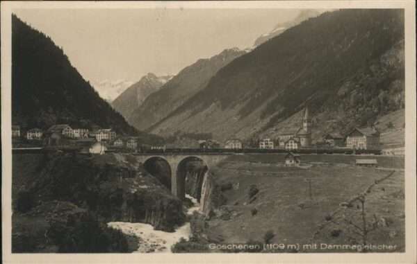Goeschenen Brücke Zug Dammagletscher