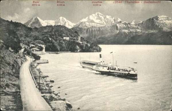 Thunersee Schiff Eiger Mönch Jungfrau