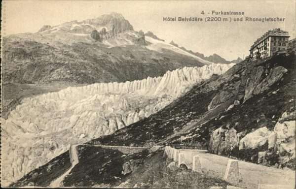 Furka Strasse Hotel Belevedere Rhonegletscher