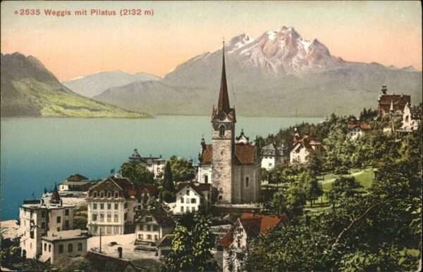 Weggis Vierwaldstaettersee Pilatus