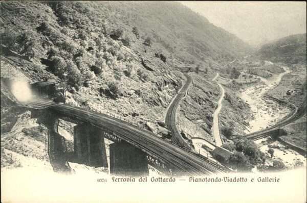 San Gottardo Pianotondo Viadotta Gallerie