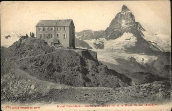 Gornergrat Zermatt Hotel Belevedere Mont Cervin