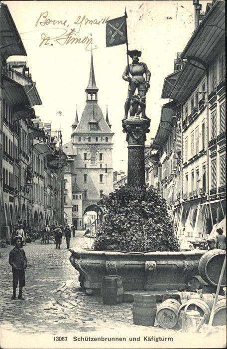 Bern BE Schützenbrunnen Käfigturm