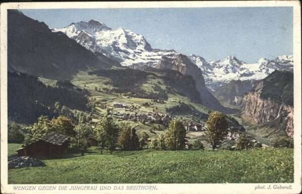 Wengen  BE Jungfrau Breithorn