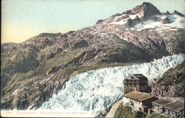 Furka Strasse Rhonegletscher