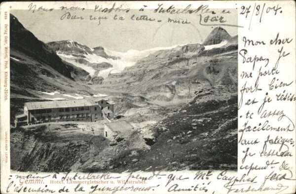 Gemmipass Wallis Hotel Lämmergletscher Wildstrubel