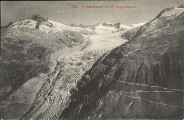 Furka Strasse Rhonegletscher