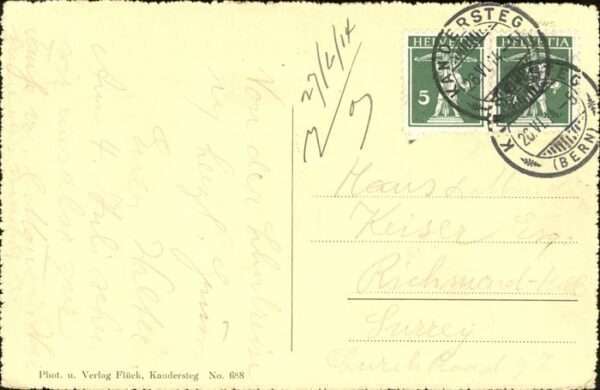 Oeschinen Bach Blümlisalp – Bild 2
