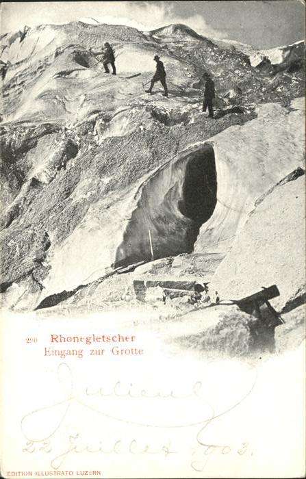 Rhonegletscher Glacier du Rhone Grotte