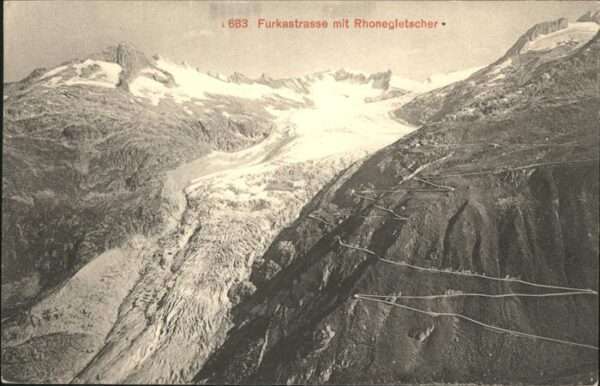Furka Strasse Rhonegletscher