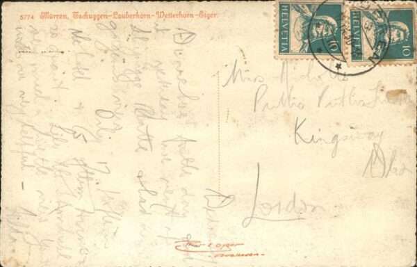 Muerren BE Lauberhorn Wetterhorn Eiger – Bild 2
