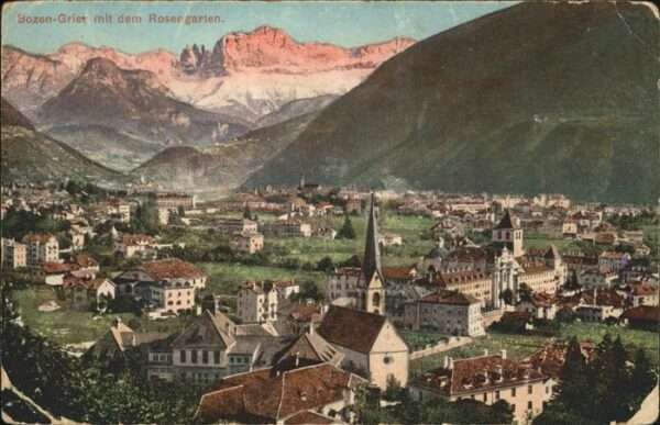 Bozen Suedtirol Rosengarten