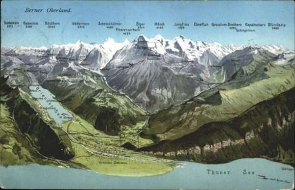 Thunersee Fliegeraufnahme