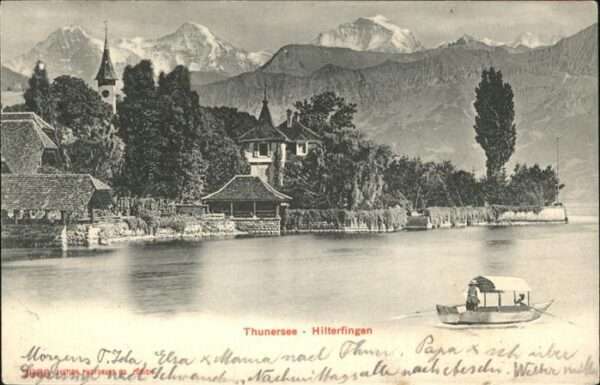 Hilterfingen Thunersee Boot