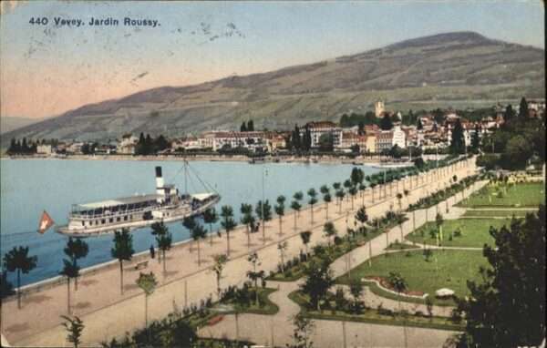 Vevey VD Jardin Roussy Schiff