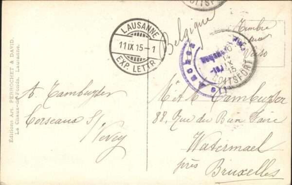 Lausanne VD Place St Francois Strassenbahn – Bild 2