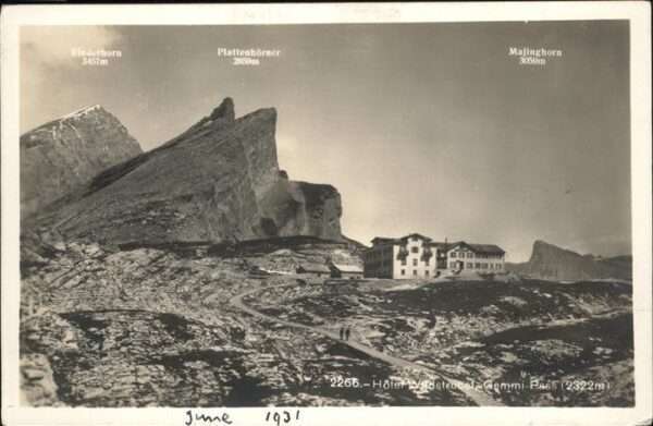Gemmipass Wallis Hotel Wildstrubel