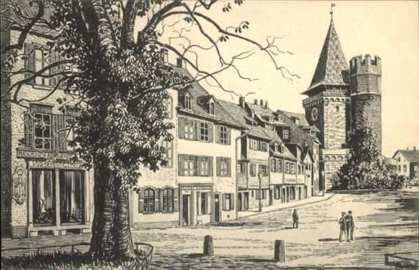 Basel BS Spalengraben Spalentor