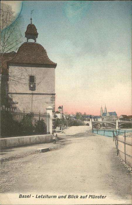 Basel BS Letziturm Münster Brücke