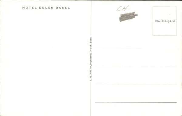 Basel BS Hotel Euler – Bild 2