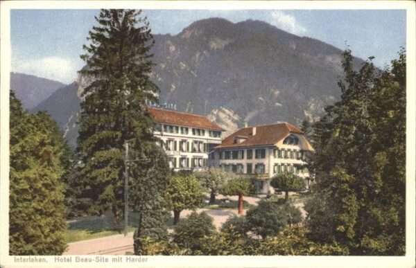 Interlaken BE Hotel Beau Site mit Harder