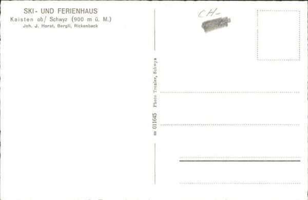 Schwyz Ski Ferienhaus Kaisten – Bild 2