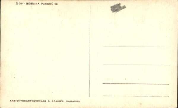 Bernina Passhöhe – Bild 2