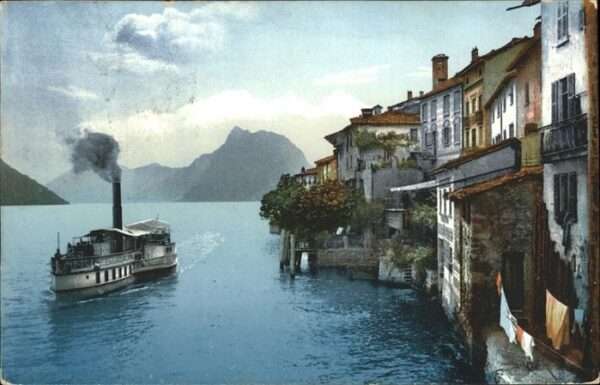 Gandria Lago di Lugano Monte San Salvatore Boot