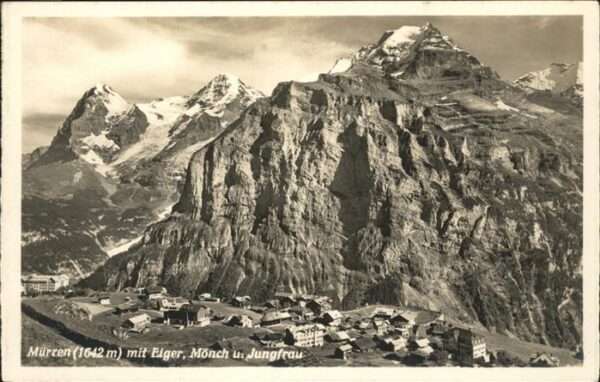 Muerren BE Eiger Mönch Jungfrau