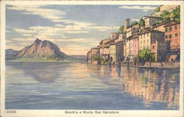 Gandria Lago di Lugano Monte San Salvatore