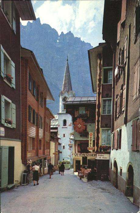 Leukerbad Dorfstrasse Leeshörner