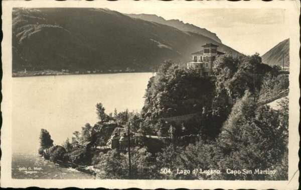 Lago di Lugano TI Capo San Martino