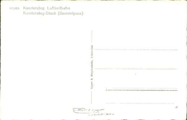 Kandersteg BE Luftseilbahn – Bild 2